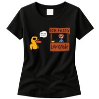 Ice Fresh Lemonade Got Any Grapes Duck Funny Ice Fresh Womens T-Shirt