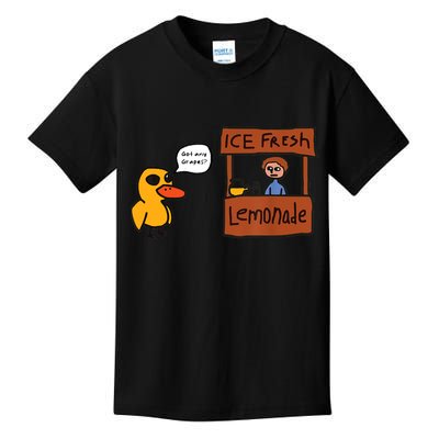 Ice Fresh Lemonade Got Any Grapes Duck Funny Ice Fresh Kids T-Shirt