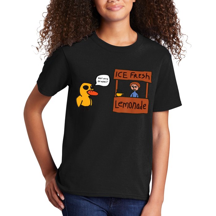 Ice Fresh Lemonade Got Any Grapes Duck Funny Ice Fresh Kids T-Shirt
