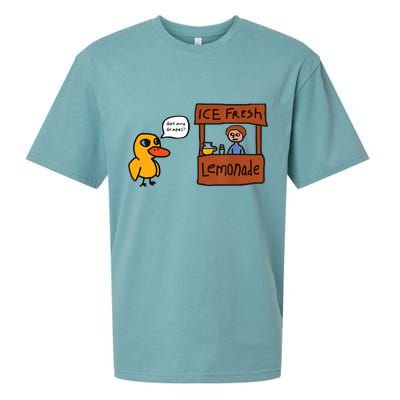 Ice Fresh Lemonade Got Any Grapes Duck Funny Ice Fresh Sueded Cloud Jersey T-Shirt