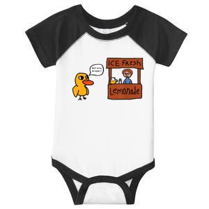 Ice Fresh Lemonade Got Any Grapes Duck Funny Ice Fresh Infant Baby Jersey Bodysuit