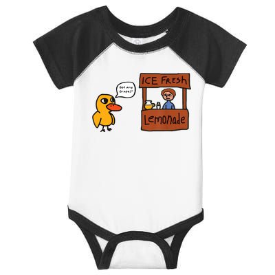 Ice Fresh Lemonade Got Any Grapes Duck Funny Ice Fresh Infant Baby Jersey Bodysuit
