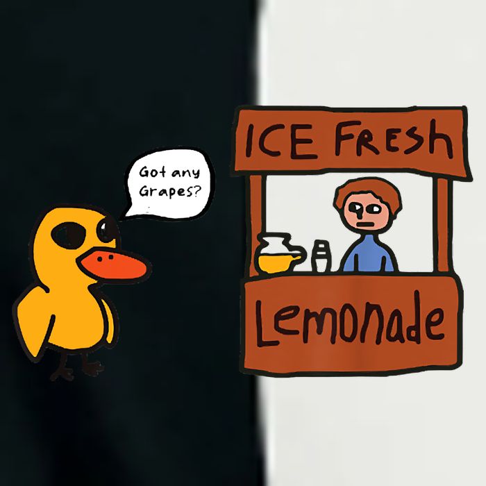 Ice Fresh Lemonade Got Any Grapes Duck Funny Ice Fresh Infant Baby Jersey Bodysuit