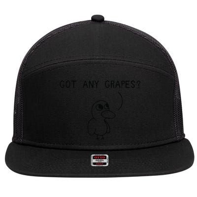 Ice Fresh Lemonade Duck Funny Got Any Grapes Love Gift 7 Panel Mesh Trucker Snapback Hat