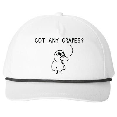 Ice Fresh Lemonade Duck Funny Got Any Grapes Love Gift Snapback Five-Panel Rope Hat