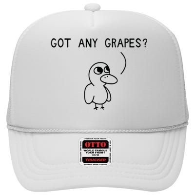 Ice Fresh Lemonade Duck Funny Got Any Grapes Love Gift High Crown Mesh Back Trucker Hat