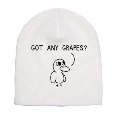 Ice Fresh Lemonade Duck Funny Got Any Grapes Love Gift Short Acrylic Beanie