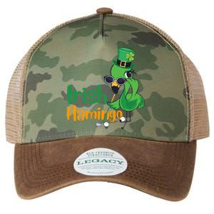 Irish Flamingo Leprechaun Hat Golf Lovers St Patrick's Day Gift Legacy Tie Dye Trucker Hat