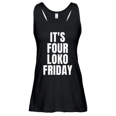 It’S Four Loko Friday And I Have A Gun Ladies Essential Flowy Tank