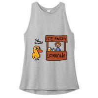 Ice Fresh Lemonade Got Any Grapes Duck Funny Ice Fresh Ladies PosiCharge Tri-Blend Wicking Tank