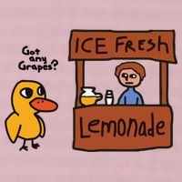 Ice Fresh Lemonade Got Any Grapes Duck Funny Ice Fresh 25L Jumbo Tote