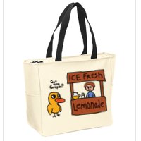 Ice Fresh Lemonade Got Any Grapes Duck Funny Ice Fresh Zip Tote Bag