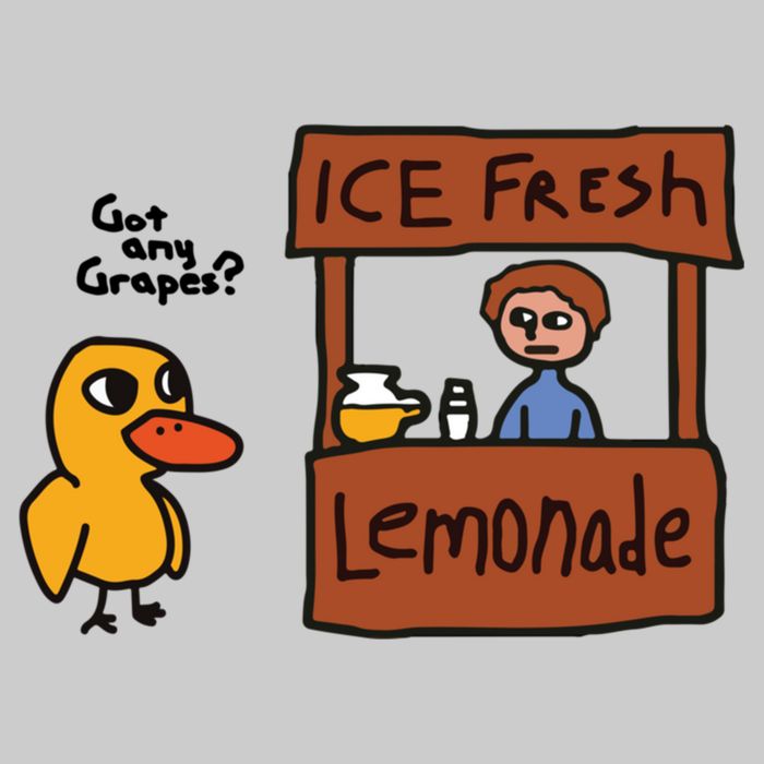 Ice Fresh Lemonade Got Any Grapes Duck Funny Ice Fresh Tie-Dye T-Shirt