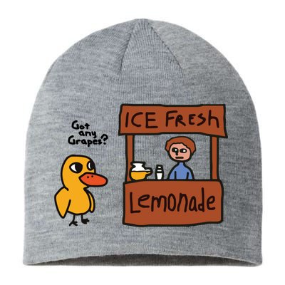 Ice Fresh Lemonade Got Any Grapes Duck Funny Ice Fresh Sustainable Beanie