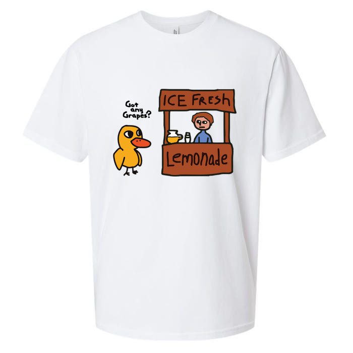 Ice Fresh Lemonade Got Any Grapes Duck Funny Ice Fresh Sueded Cloud Jersey T-Shirt
