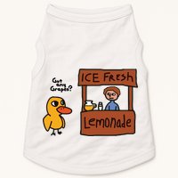 Ice Fresh Lemonade Got Any Grapes Duck Funny Ice Fresh Doggie Tank