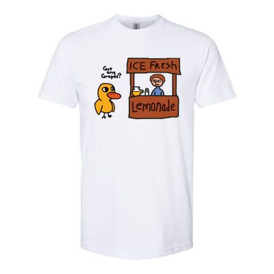 Ice Fresh Lemonade Got Any Grapes Duck Funny Ice Fresh Softstyle CVC T-Shirt