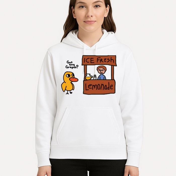 Ice Fresh Lemonade Got Any Grapes Duck Funny Ice Fresh Hoodie