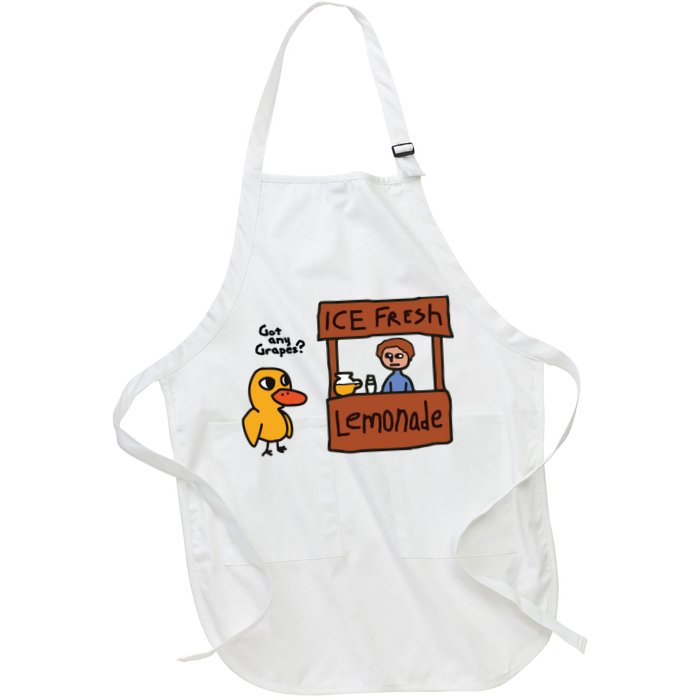Ice Fresh Lemonade Got Any Grapes Duck Funny Ice Fresh Apron