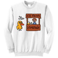Ice Fresh Lemonade Got Any Grapes Duck Funny Ice Fresh Sweatshirt