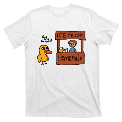 Ice Fresh Lemonade Got Any Grapes Duck Funny Ice Fresh T-Shirt