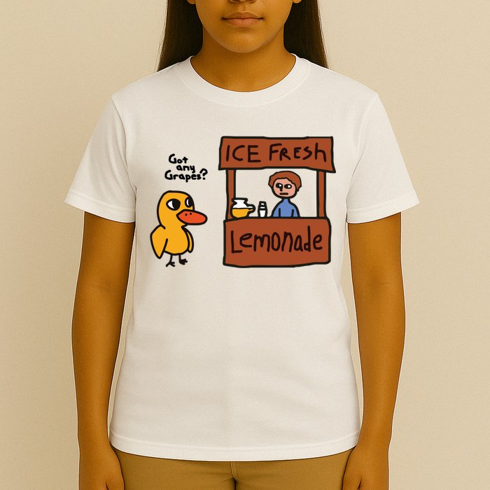 Ice Fresh Lemonade Got Any Grapes Duck Funny Ice Fresh T-Shirt