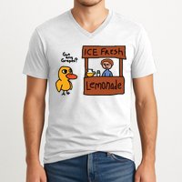 Ice Fresh Lemonade Got Any Grapes Duck Funny Ice Fresh V-Neck T-Shirt