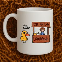 Ice Fresh Lemonade Got Any Grapes Duck Funny Ice Fresh Mug
