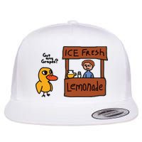 Ice Fresh Lemonade Got Any Grapes Duck Funny Ice Fresh Flatbill Hat