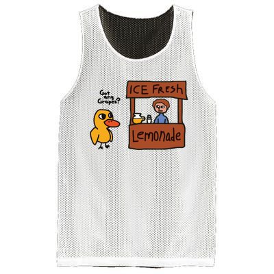 Ice Fresh Lemonade Got Any Grapes Duck Funny Ice Fresh Mesh Reversible Basketball Jersey Tank