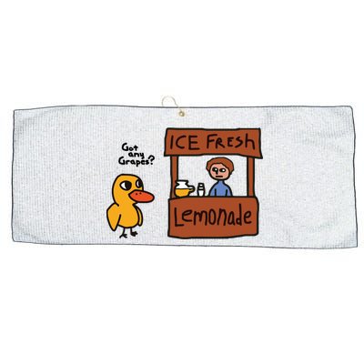 Ice Fresh Lemonade Got Any Grapes Duck Funny Ice Fresh Large Microfiber Waffle Golf Towel