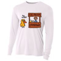 Ice Fresh Lemonade Got Any Grapes Duck Funny Ice Fresh Cooling Performance Long Sleeve Crew