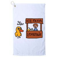 Ice Fresh Lemonade Got Any Grapes Duck Funny Ice Fresh Golf Towel