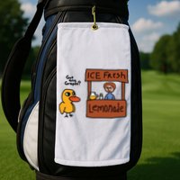 Ice Fresh Lemonade Got Any Grapes Duck Funny Ice Fresh Golf Towel