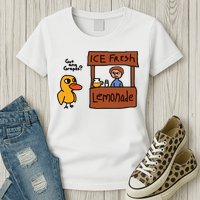 Ice Fresh Lemonade Got Any Grapes Duck Funny Ice Fresh Womens T-Shirt