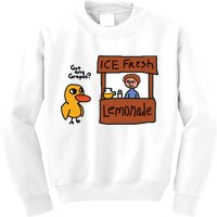 Ice Fresh Lemonade Got Any Grapes Duck Funny Ice Fresh Kids Sweatshirt