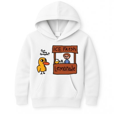 Ice Fresh Lemonade Got Any Grapes Duck Funny Ice Fresh Kids Hoodie