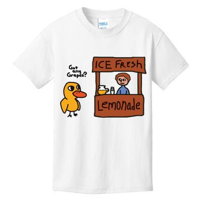 Ice Fresh Lemonade Got Any Grapes Duck Funny Ice Fresh Kids T-Shirt