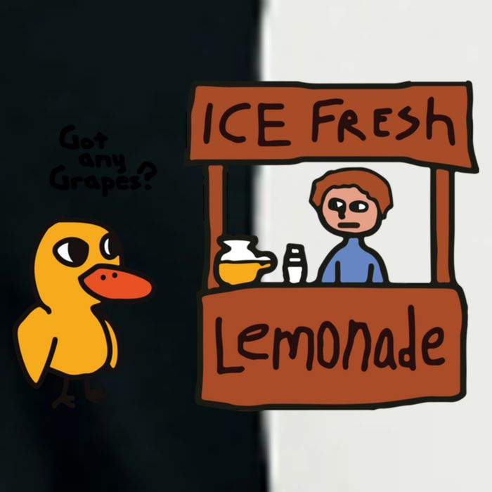 Ice Fresh Lemonade Got Any Grapes Duck Funny Ice Fresh Infant Baby Jersey Bodysuit