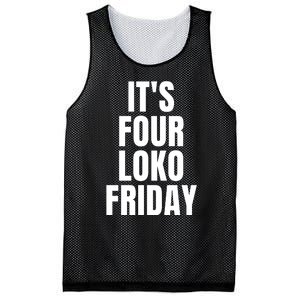 It’S Four Loko Friday And I Have A Gun Mesh Reversible Basketball Jersey Tank