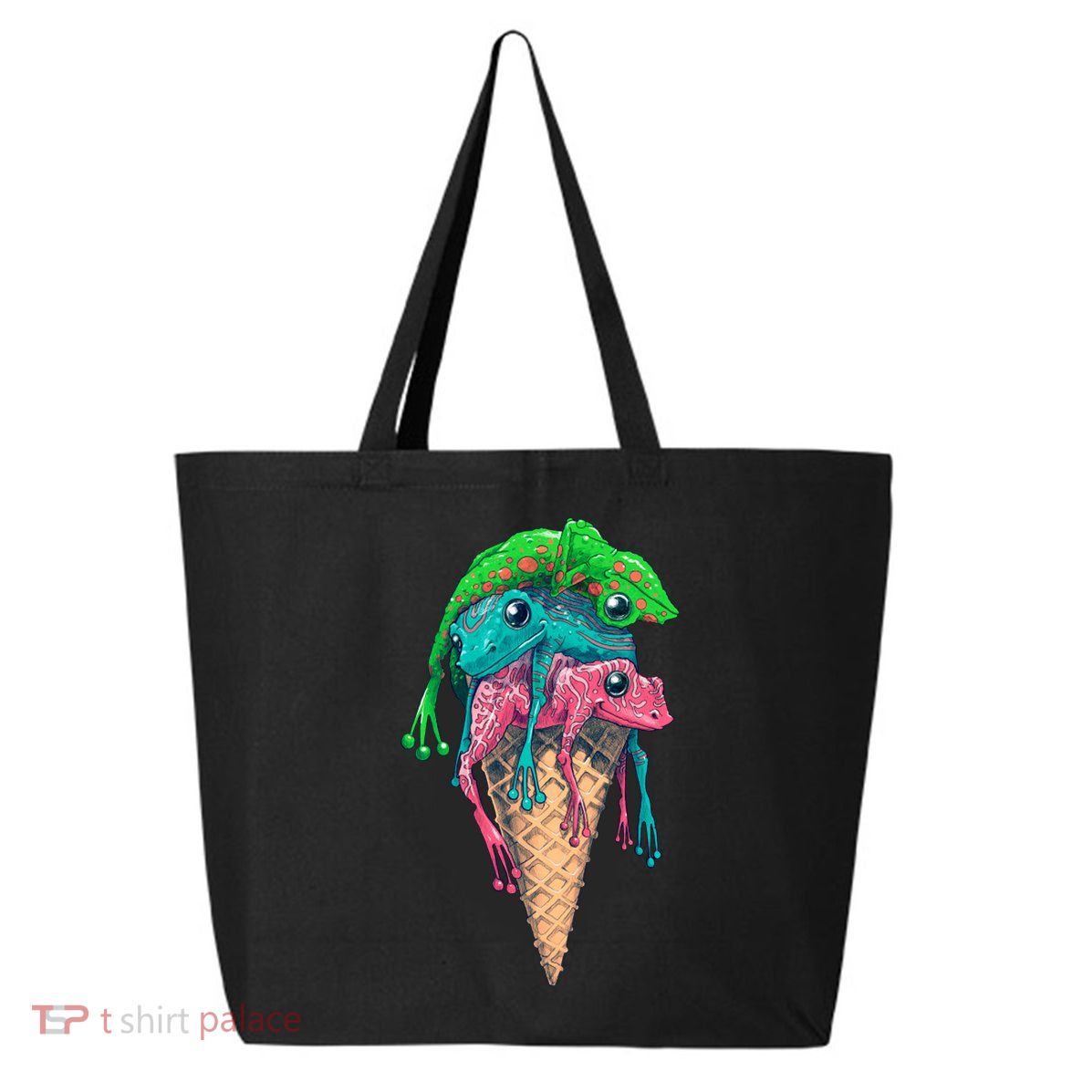 Icecream Frog Lover Food Funny 25L Jumbo Tote