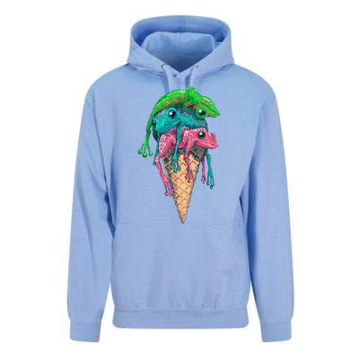 Icecream Frog Lover Food Funny Unisex Surf Hoodie