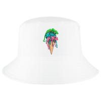 Icecream Frog Lover Food Funny Cool Comfort Performance Bucket Hat