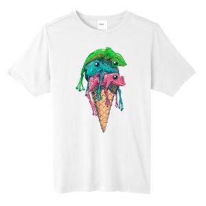 Icecream Frog Lover Food Funny Tall Fusion ChromaSoft Performance T-Shirt