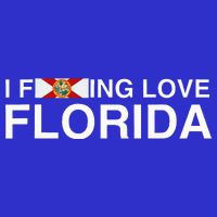 I Fucking Love Florida Floridian Fisher Sunshine State Home 16 in Basic Backpack