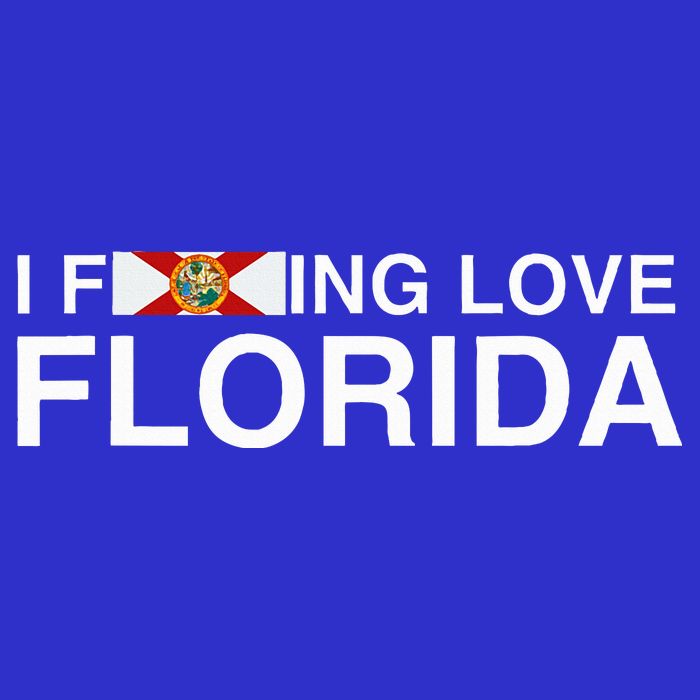 I Fucking Love Florida Floridian Fisher Sunshine State Home 16 in Basic Backpack
