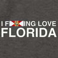 I Fucking Love Florida Floridian Fisher Sunshine State Home Vector Backpack