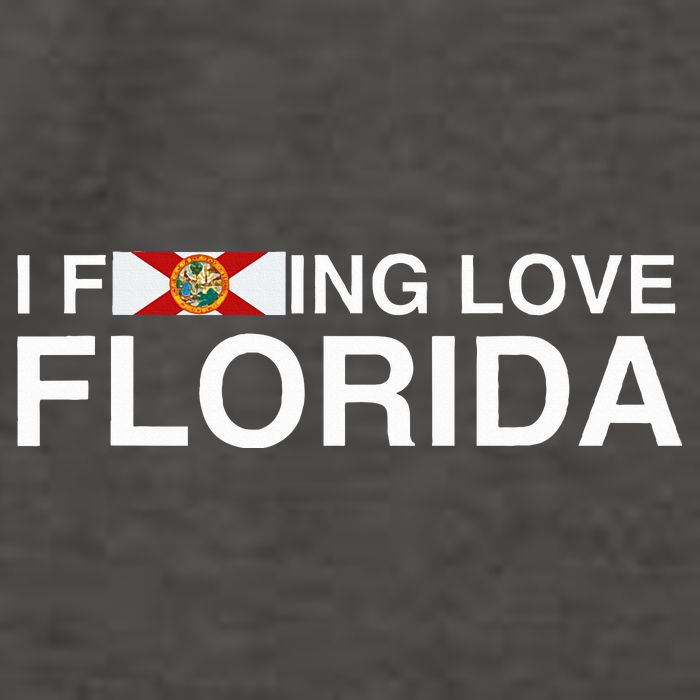 I Fucking Love Florida Floridian Fisher Sunshine State Home Vector Backpack