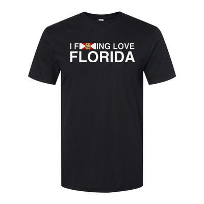 I Fucking Love Florida Floridian Fisher Sunshine State Home Softstyle® CVC T-Shirt