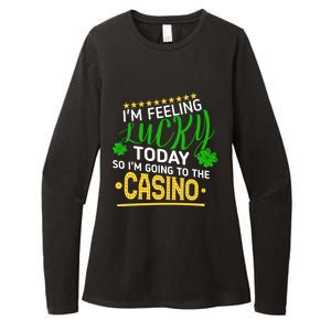 Im Feeling Lucky Going To The Casino Slot Machine Gambling Gift Womens CVC Long Sleeve Shirt